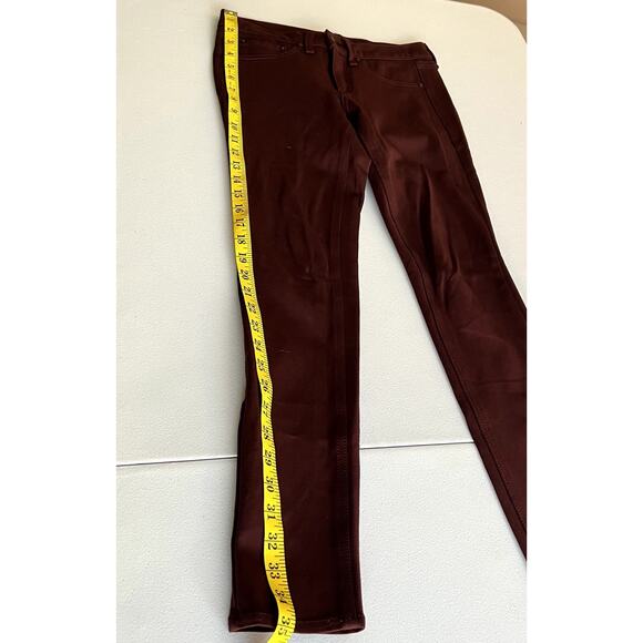 Rag & Bone Jeans Pants W1503C0369BUR Burgundy Women 25 Straight Leg Designer - Picture 8 of 14